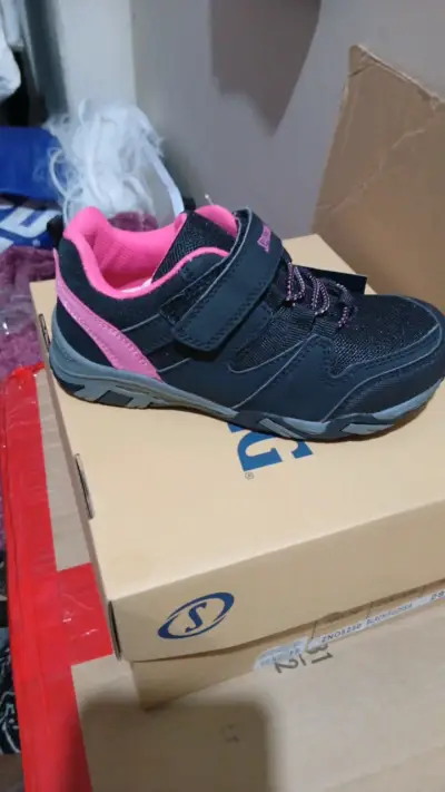 Zapatillas deportivas para niños gris y lila - miniatura 2