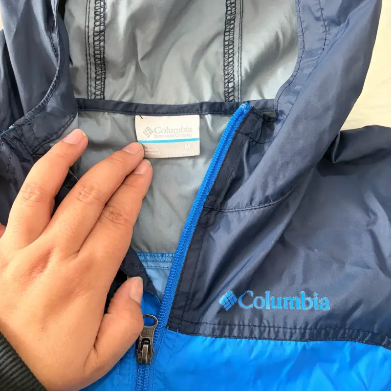 Chaqueta impermeable azul Columbia para niño - 2