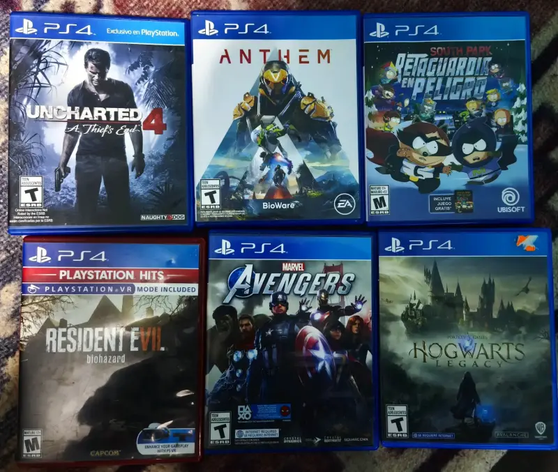 Colección de Juegos PS4 Varios Títulos