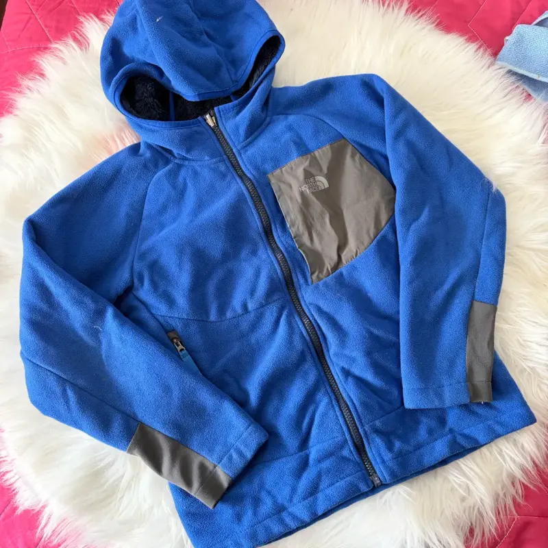 Chaqueta polar azul The North Face para niño - 1