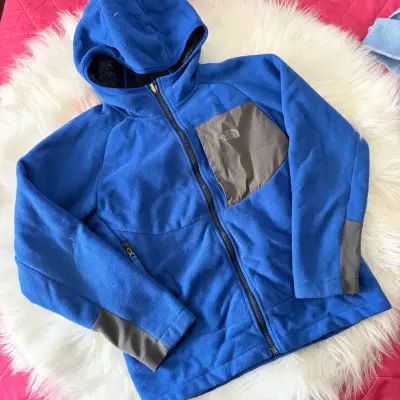 Chaqueta polar azul The North Face para niño - miniatura 1
