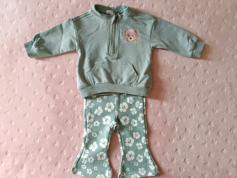Conjunto poleròn y calza Limonada 6 meses - 1
