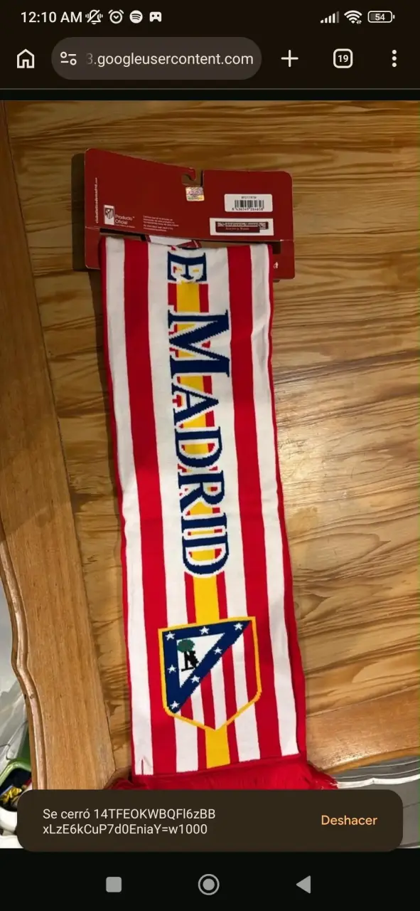 Bufandas deportivas futbol originales - 2