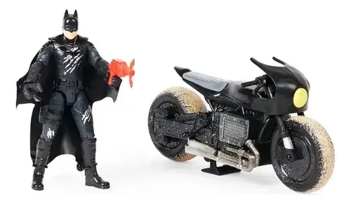 Figura de acción Batman con Batcycle DC - 2