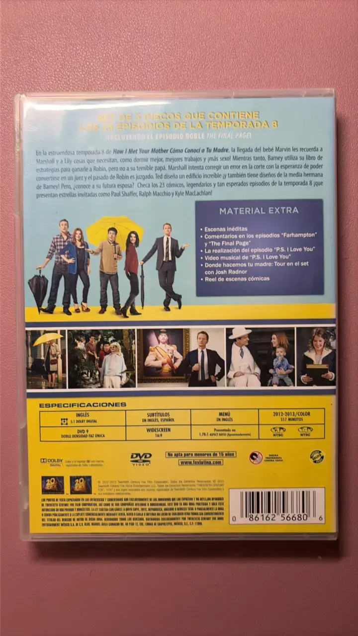 DVD How I Met Your Mother Temporada 8 - 2