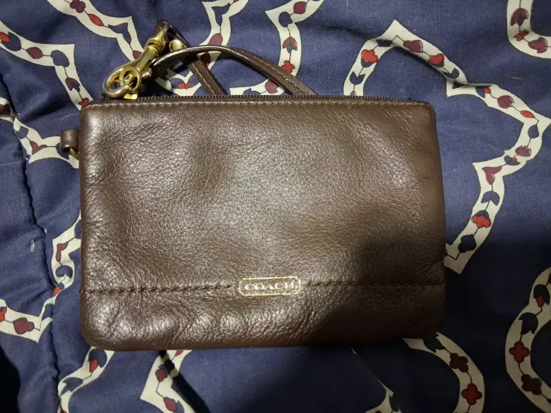 Monedero Coach de Tela Multicolor - 5