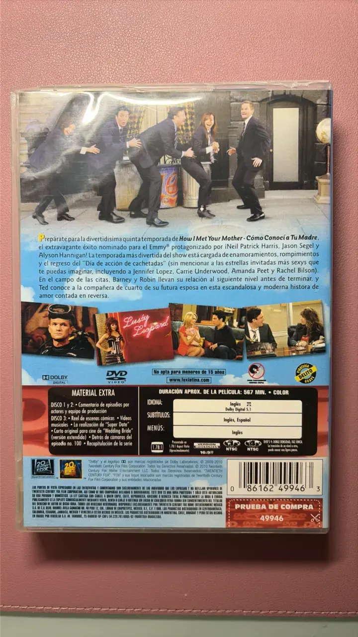 Set de 3 DVDs How I Met Your Mother Temporada 5 - 3