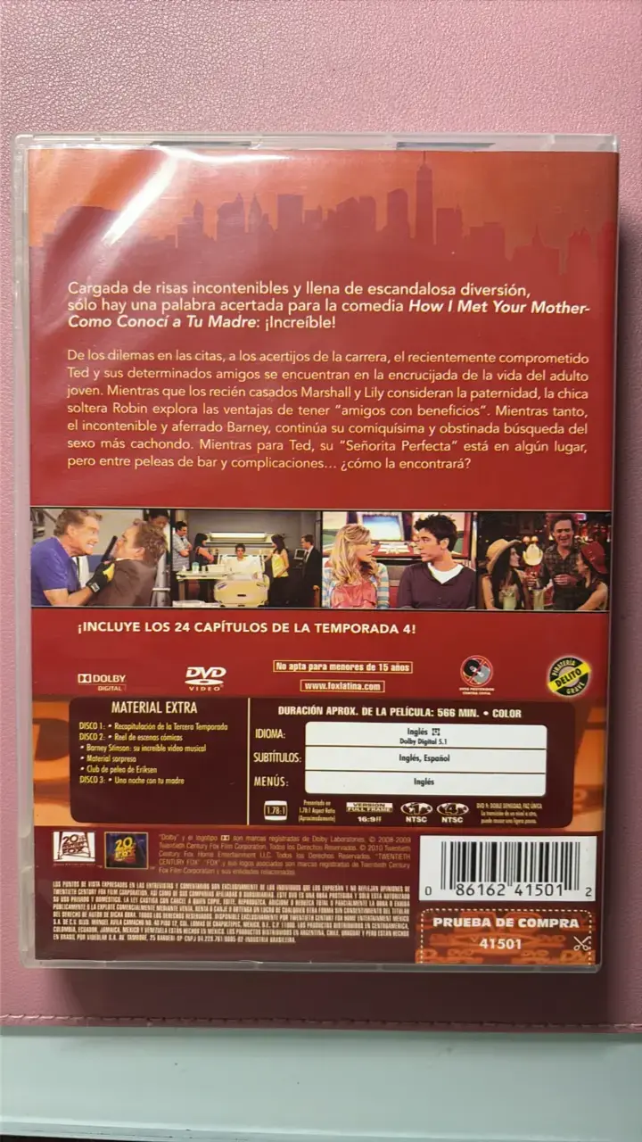 DVD How I Met Your Mother Temporada 4 - 2