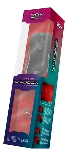 Mouse gamer inalámbrico Maddox 3DFX con pad - 4