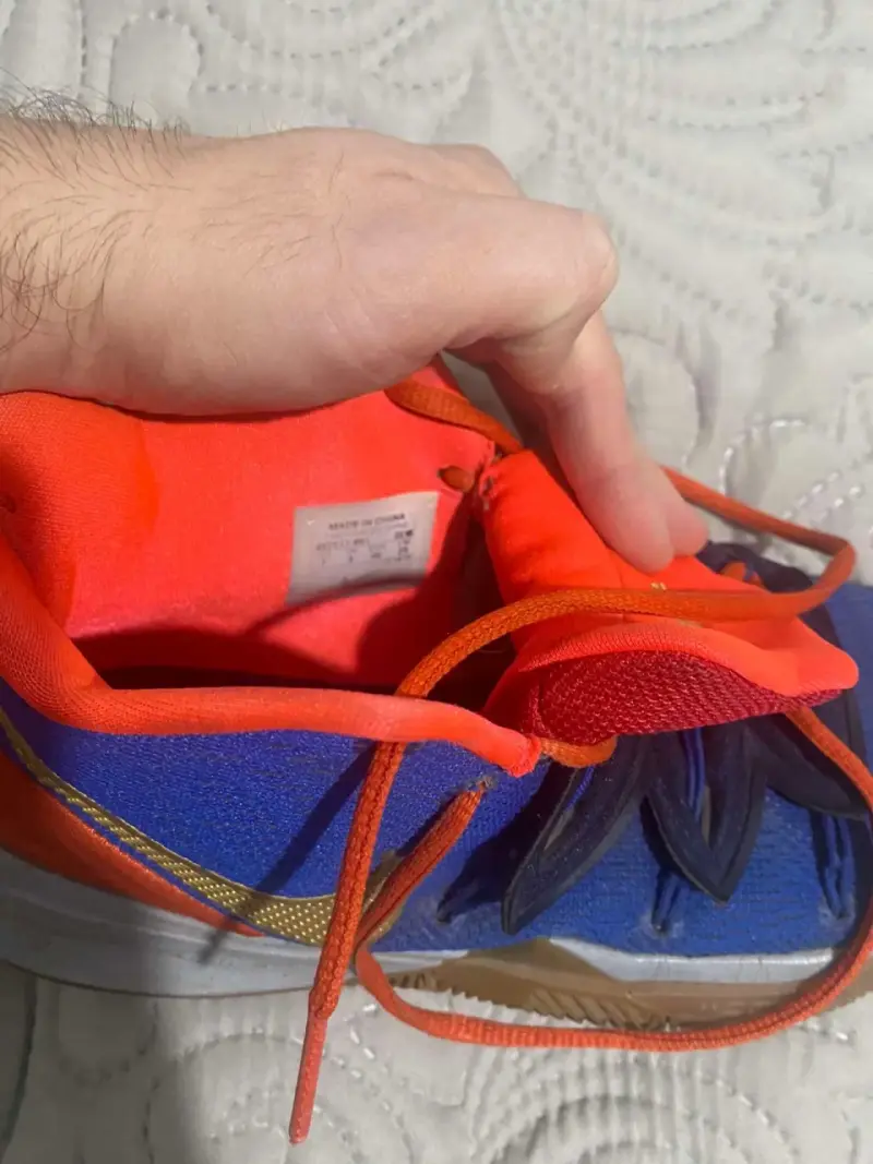 Zapatillas deportivas Nike azul y naranja - 1