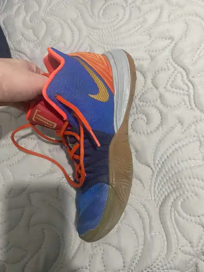 Zapatillas deportivas Nike azul y naranja - miniatura 2