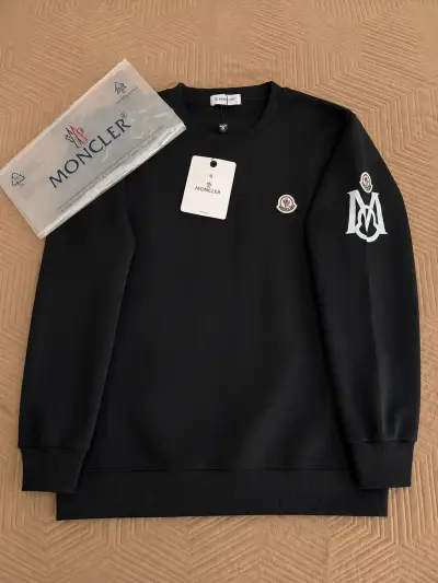 Polerón negro Moncler talla S - miniatura 2