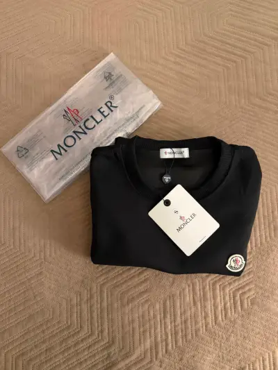 Polerón negro Moncler talla S - miniatura 3