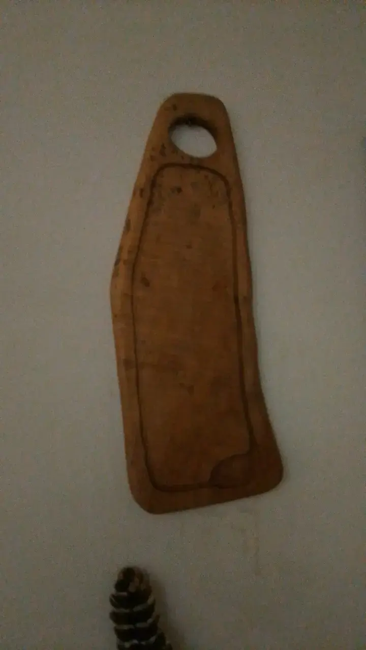 Tabla de madera rústica para cocina
