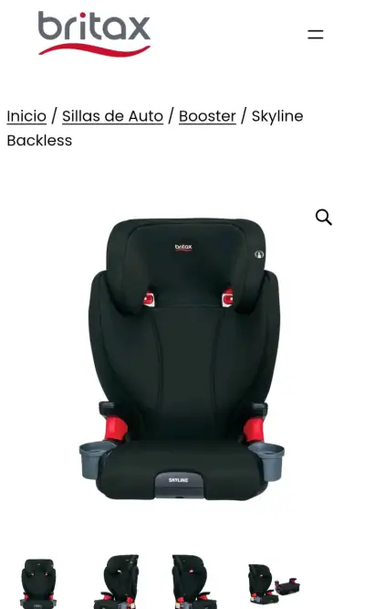 Silla de auto Alzador con respaldo Britax Skyline - miniatura 2