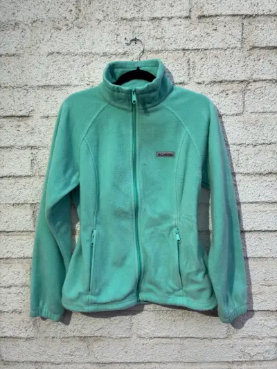 Chaqueta polar verde Columbia para mujer - miniatura 1