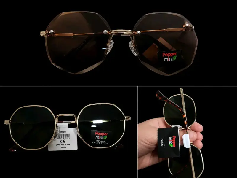 Lentes de sol polarizados sin montura Pepper Mint - 2