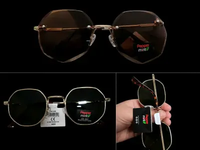 Lentes de sol polarizados sin montura Pepper Mint - miniatura 2