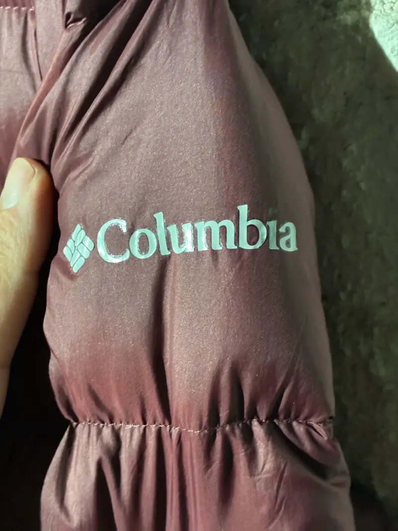 Chaqueta acolchada Columbia burdeos para mujer - 3