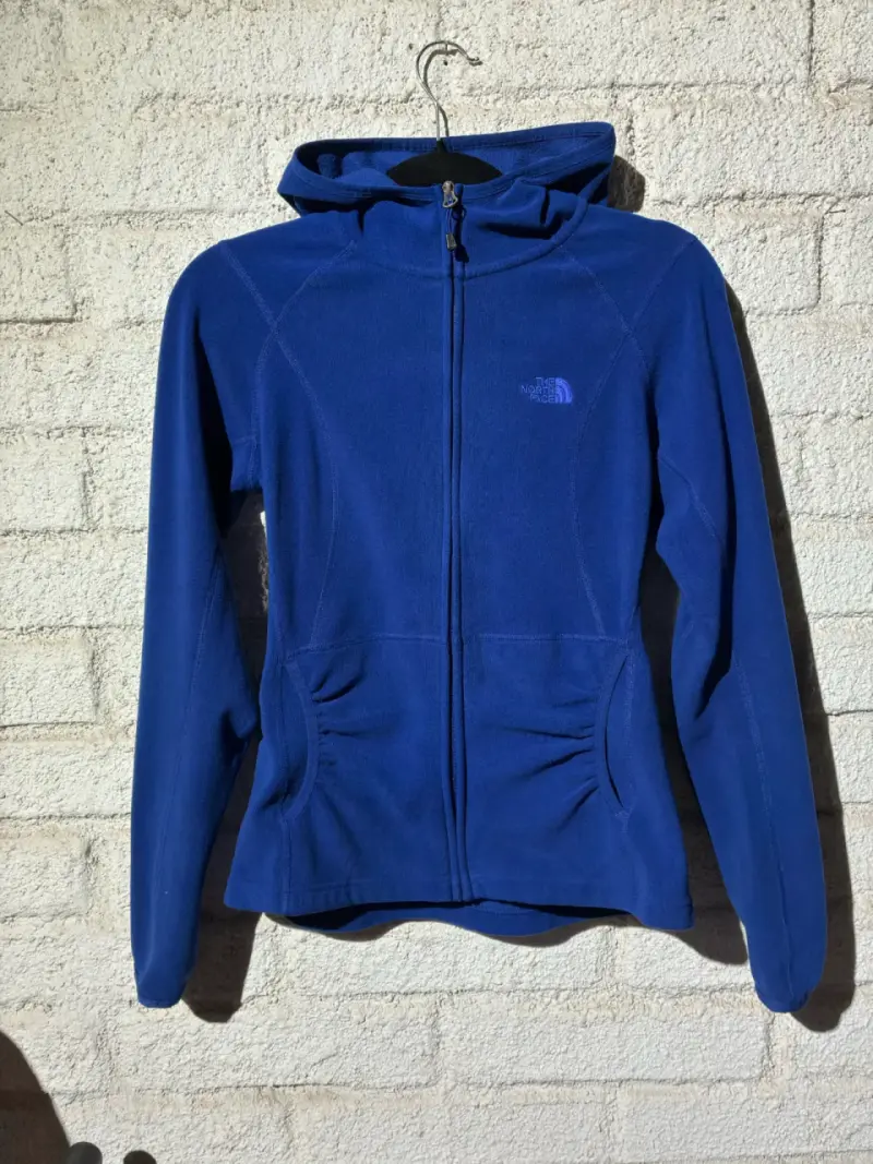 Chaqueta polar azul The North Face con capucha - 1