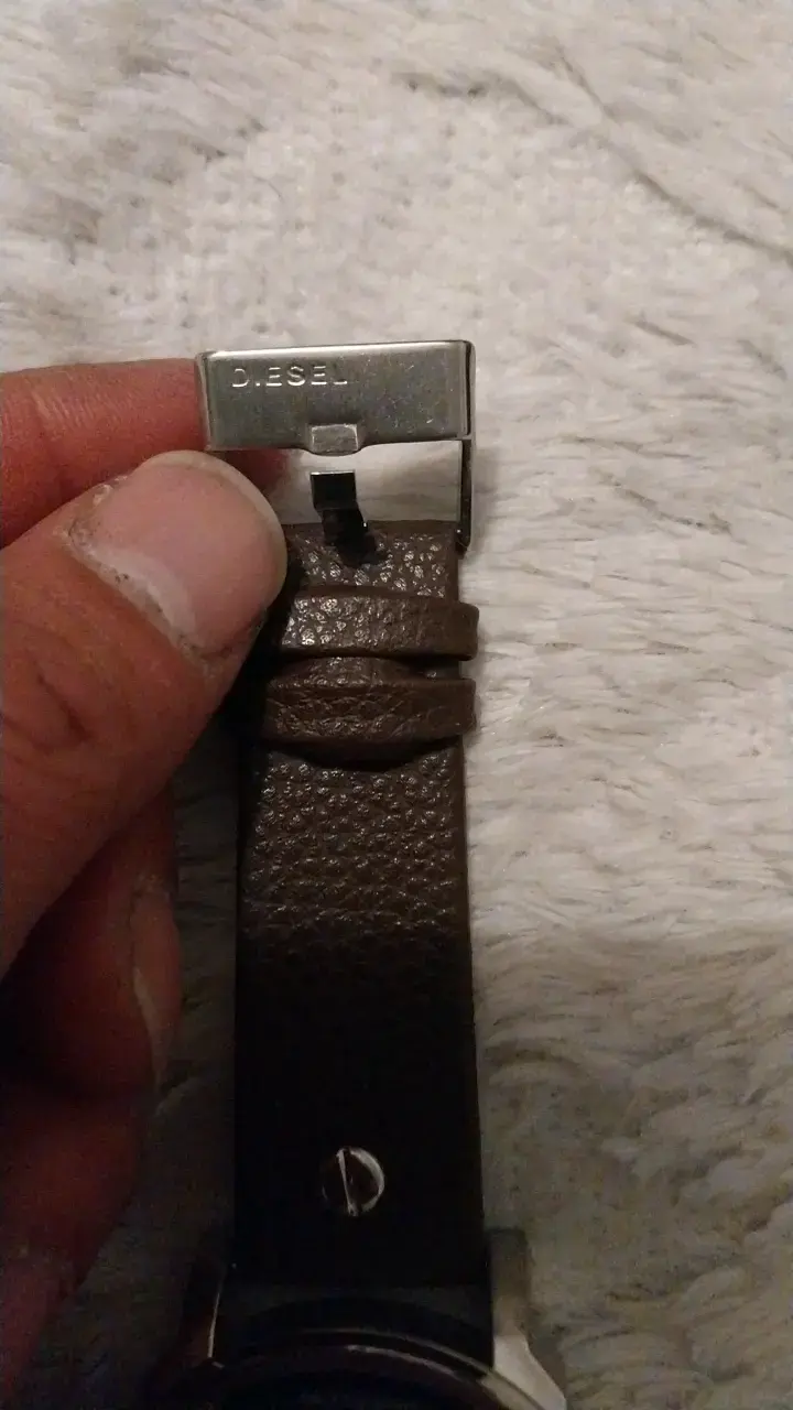 Reloj Diesel DZ7314 con correa de cuero marrón - 4