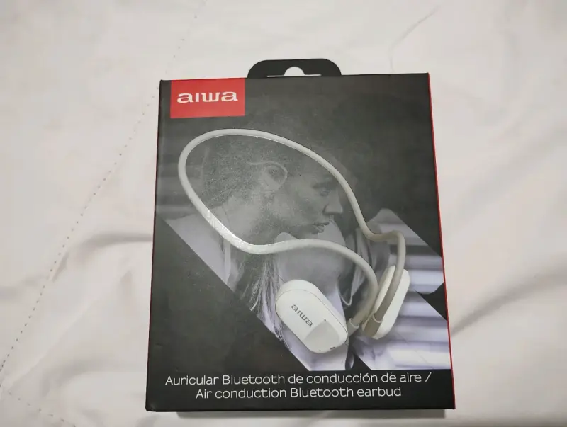 Auriculares Bluetooth de conducción ósea Aiwa blancos - 1