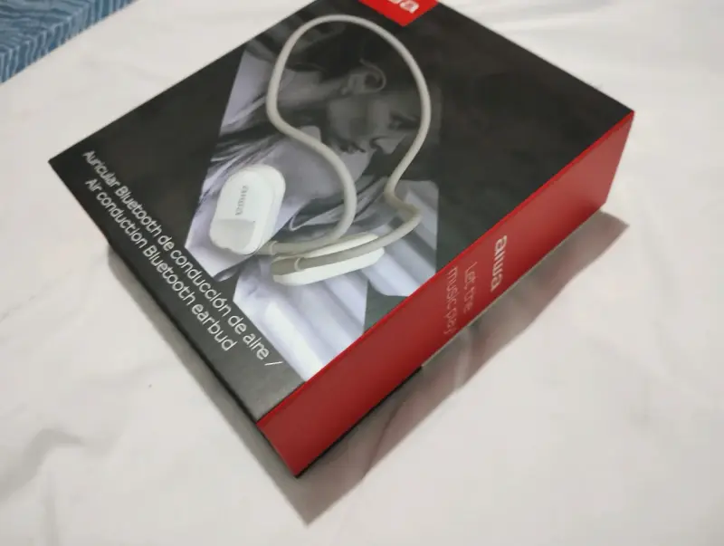 Auriculares Bluetooth de conducción ósea Aiwa blancos - 6