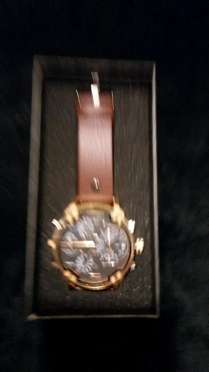 Reloj Diesel de cuero marrón para hombre - 3