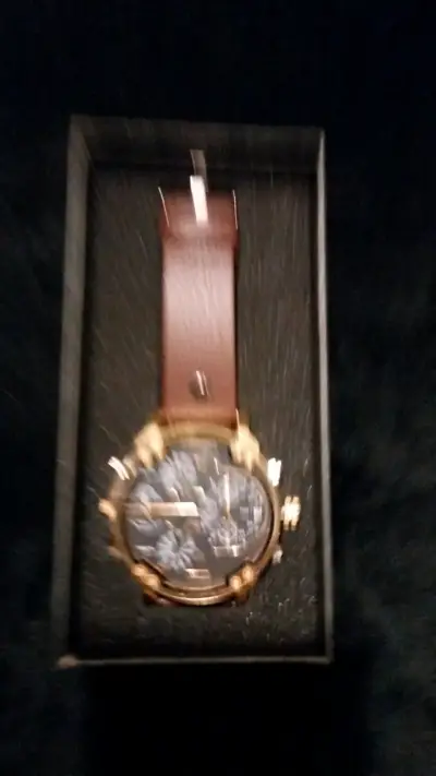 Reloj Diesel de cuero marrón para hombre - miniatura 3