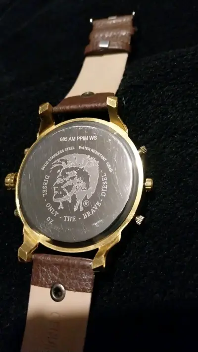Reloj Diesel de cuero marrón para hombre - miniatura 2