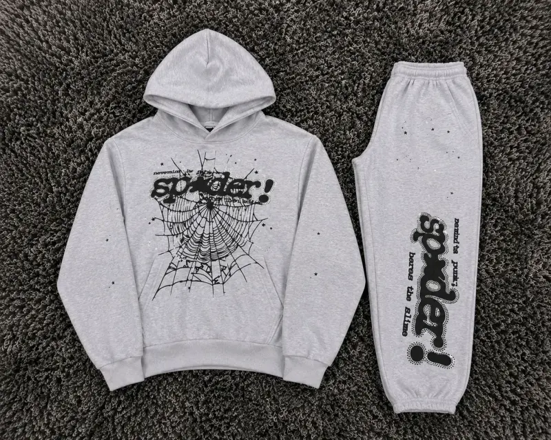 Conjunto de buzo con capucha Spider y Trapstar - 1