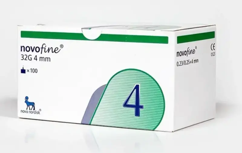 Agujas Novofine 32G 4mm x 100 unidades