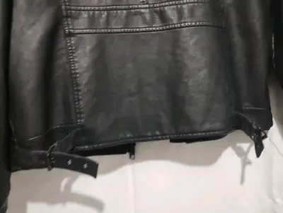 Chaqueta de cuero negra para hombre Marquis - miniatura 6
