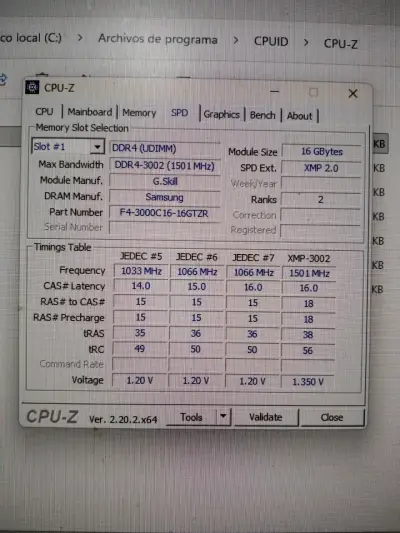 Memoria RAM G.Skill Trident Z RGB 16GB DDR4 - miniatura 4