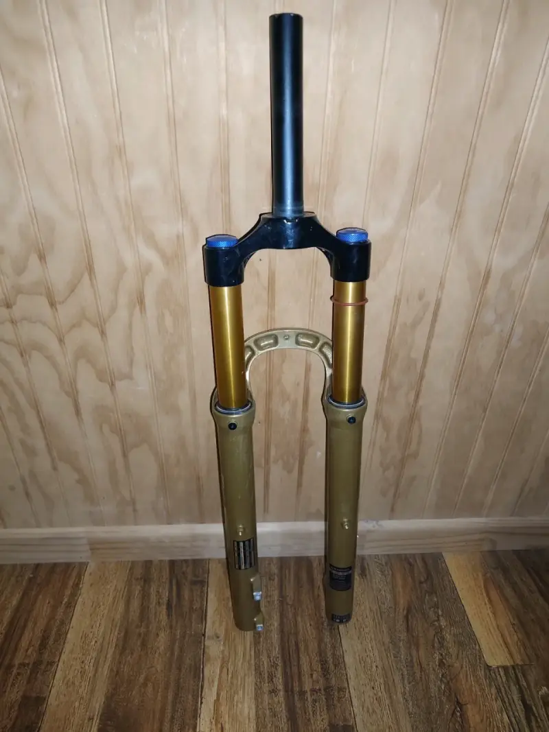 Horquilla de suspensión para bicicleta con manubrio - 2