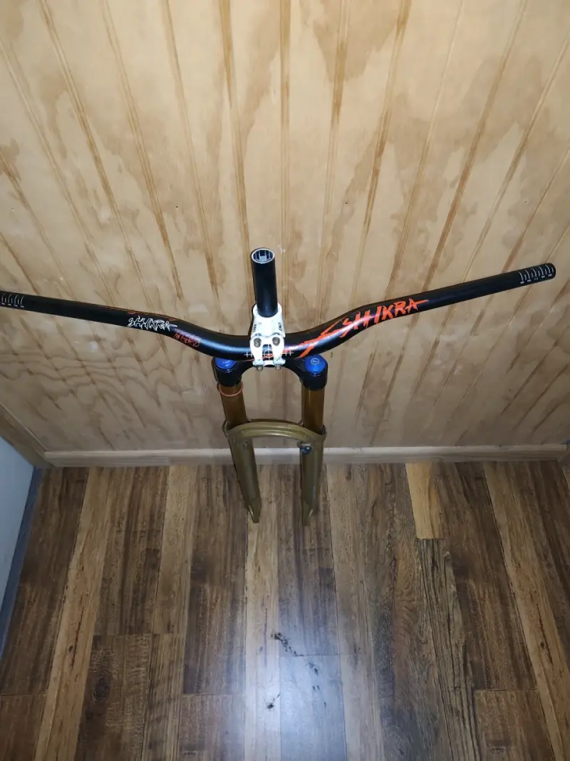 Horquilla de suspensión para bicicleta con manubrio - 5