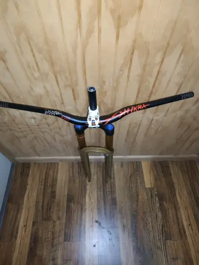 Horquilla de suspensión para bicicleta con manubrio - miniatura 5