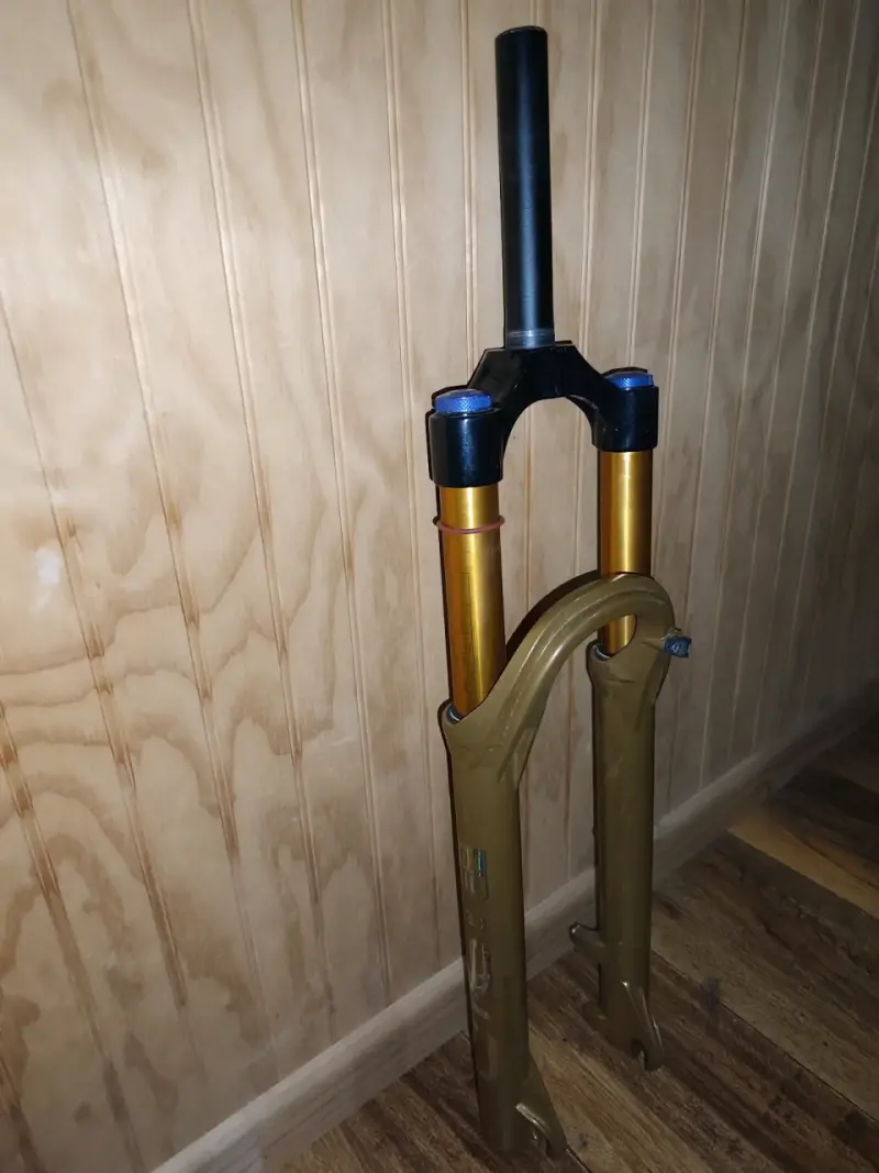 Horquilla de suspensión para bicicleta con manubrio - 6