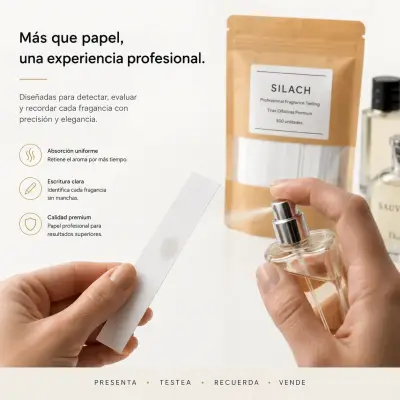Tiras Olfativas Premium Silach para Fragancias 500 - miniatura 2