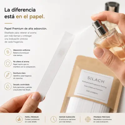 Tiras Olfativas Premium Silach para Fragancias 500 - miniatura 3