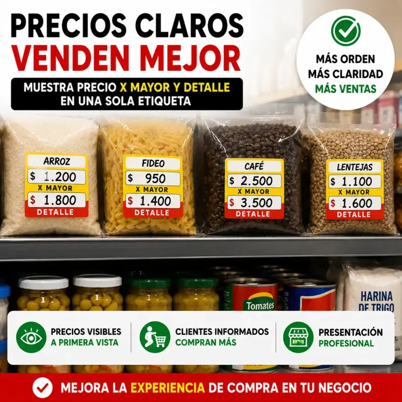 Carteles Para Poner Precios X Mayor Y Detalle 1000 - 3