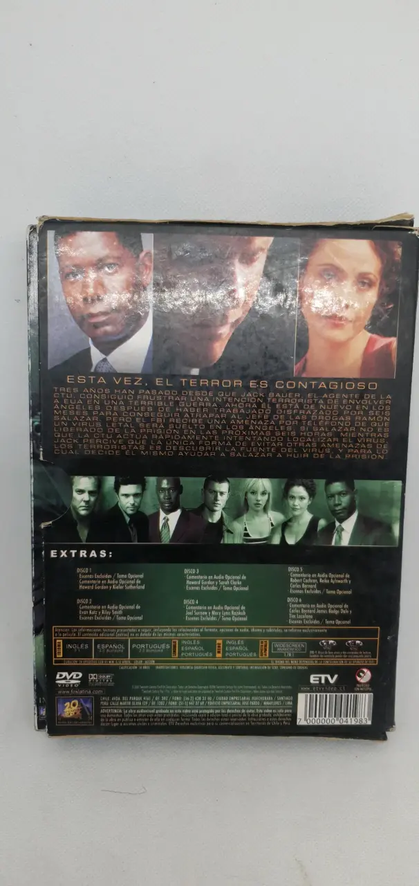 DVD Box Set 24 Temporada 3 Edición de Colección - 2