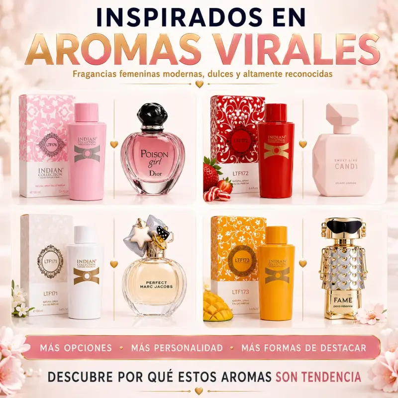 Pack 4 Perfumes Mujer 100ml Dulce Seduccion - 5