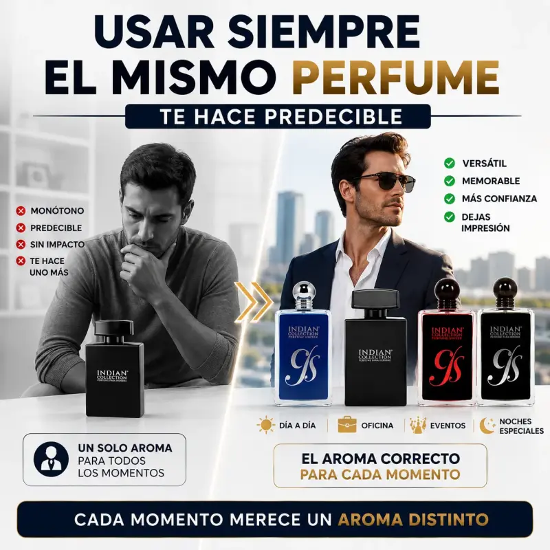 Pack 4 Perfumes Hombre 100ml Inspiración 9pm 9am - 2