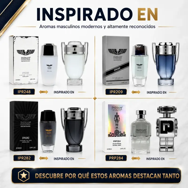 Pack 4 Perfumes Hombre 100ml Victorios Aqua Intens - 5