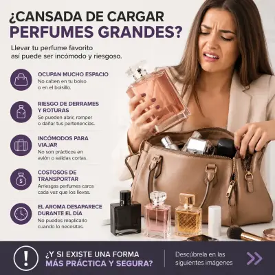 Atomizadores Perfume Recargables 5ml Pack 6 Portat - miniatura 2