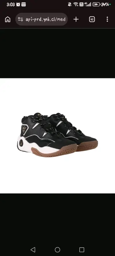 Zapatillas deportivas negras con detalles blancos - miniatura 1