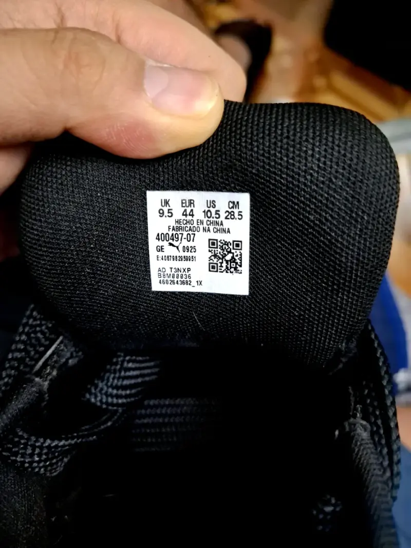 Zapatillas negras Puma talla 44 (28.5) - 2
