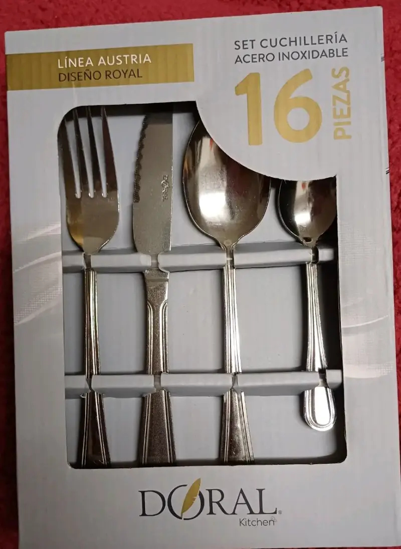 Set de Cuchillería de Acero Inoxidable Doral 16 Piezas - 3
