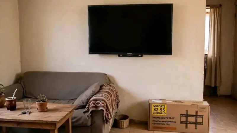 Televisor Samsung LED 55 pulgadas con soporte - 1